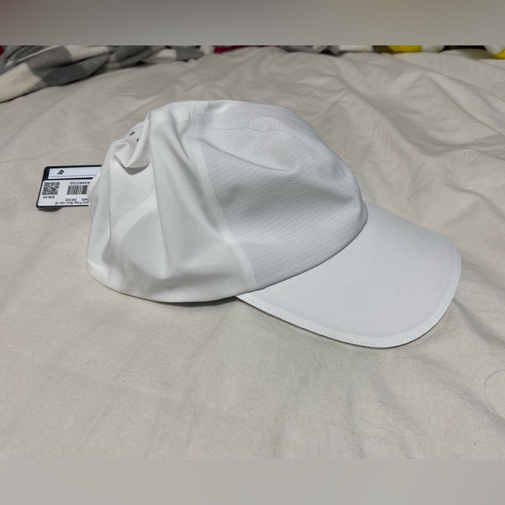 Lululemon Fast And Free Running Hat, White, Small